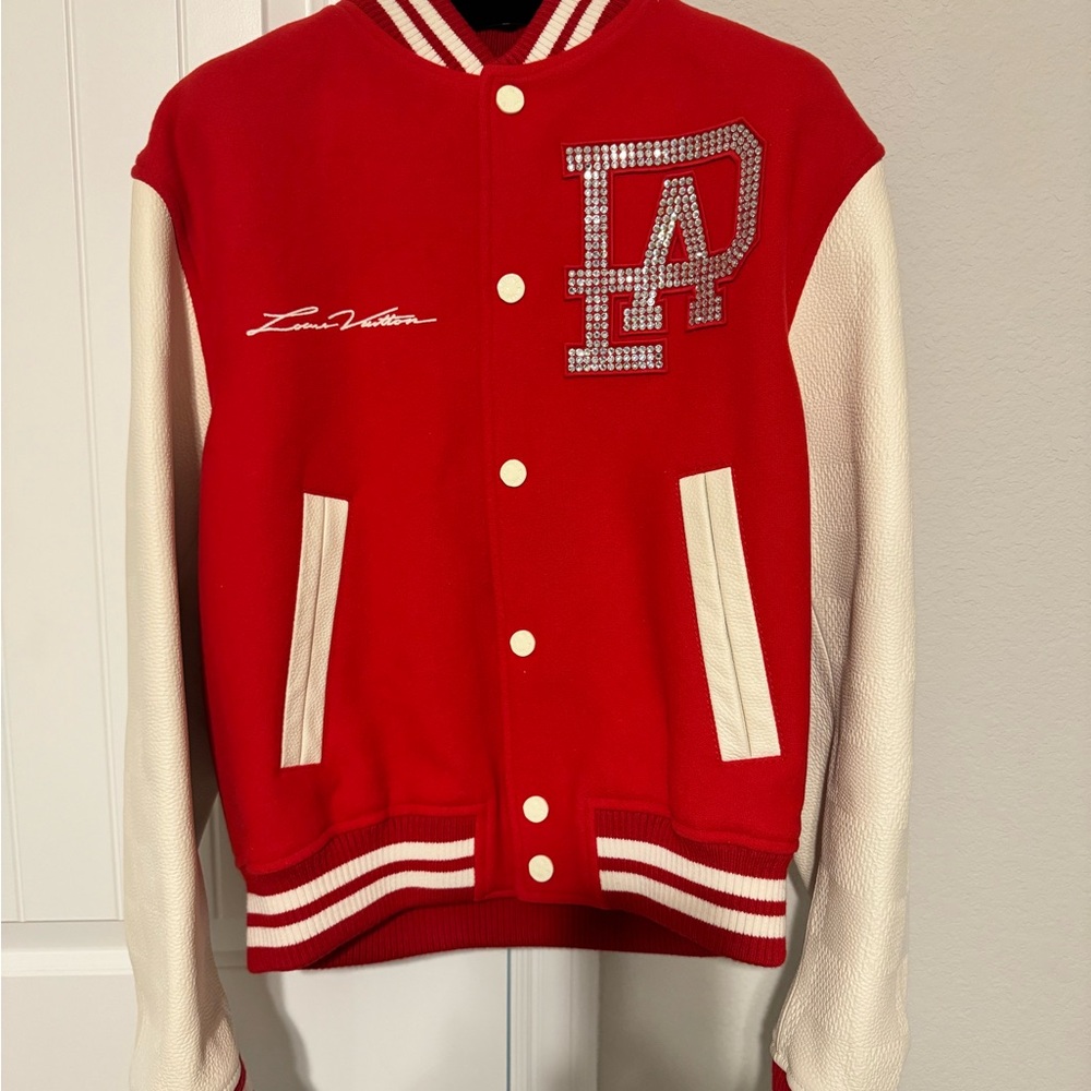 Louis Vuitton Red Varsity Blouson